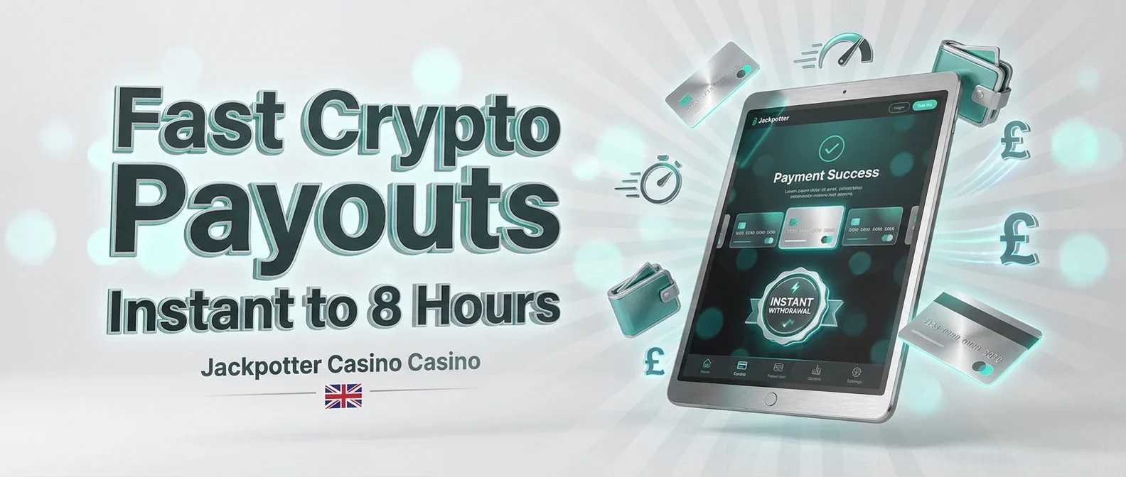 Fast Crypto PayoutsInstant to 8 Hours